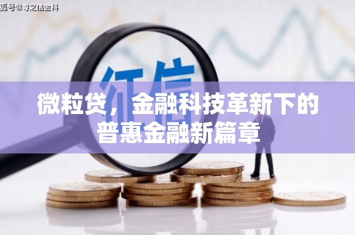 兴县微粒贷，金融科技革新下的普惠金融新篇章