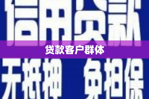 兴县贷款客户群体