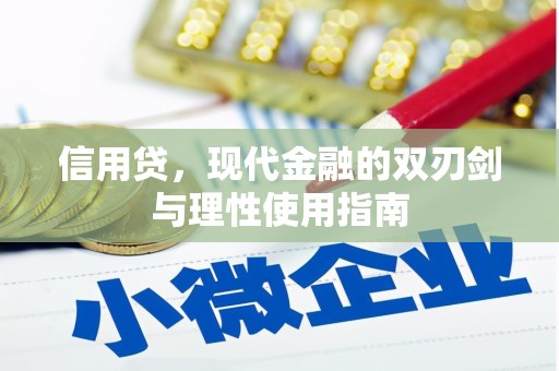 兴县信用贷，现代金融的双刃剑与理性使用指南