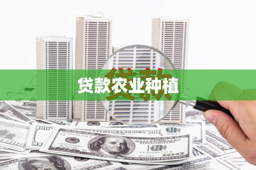 兴县贷款农业种植