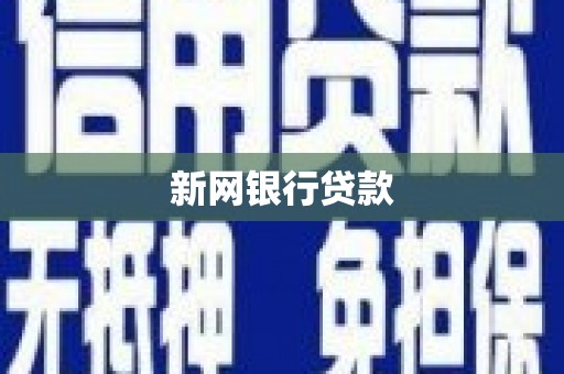 兴县新网银行贷款