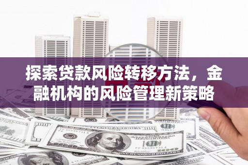 兴县探索贷款风险转移方法，金融机构的风险管理新策略