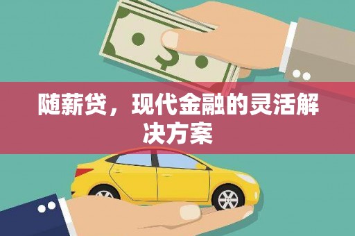 兴县随薪贷，现代金融的灵活解决方案
