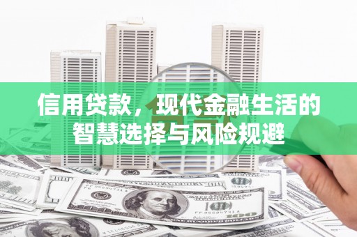 兴县信用贷款，现代金融生活的智慧选择与风险规避