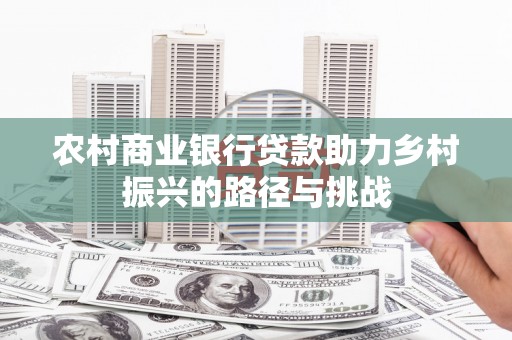 兴县农村商业银行贷款助力乡村振兴的路径与挑战