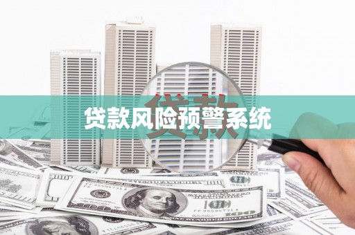 兴县贷款风险预警系统