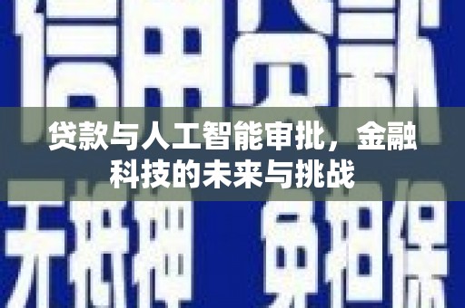 兴县贷款与人工智能审批，金融科技的未来与挑战