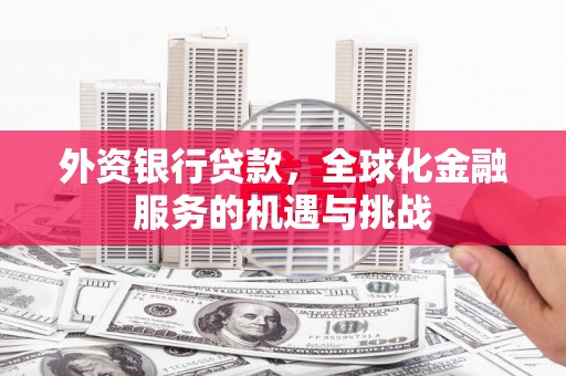 兴县外资银行贷款，全球化金融服务的机遇与挑战