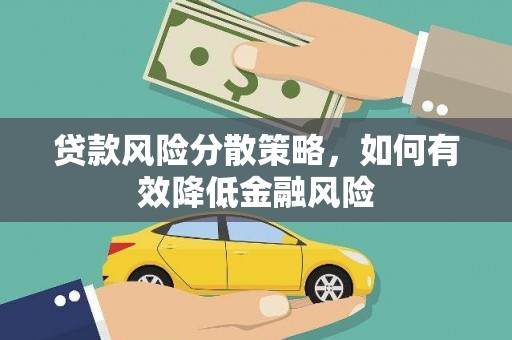 兴县贷款风险分散策略，如何有效降低金融风险