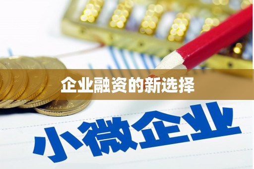 兴县企业融资的新选择