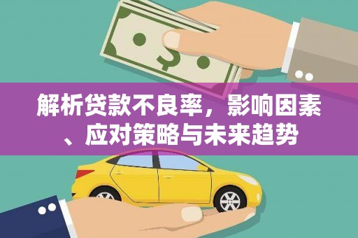 兴县解析贷款不良率，影响因素、应对策略与未来趋势
