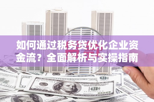 兴县如何通过税务贷优化企业资金流？全面解析与实操指南