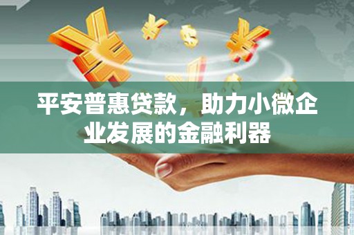 兴县平安普惠贷款，助力小微企业发展的金融利器