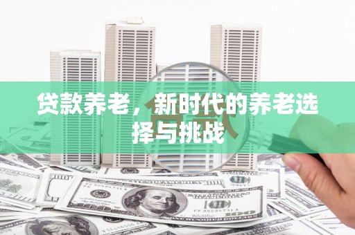 兴县贷款养老，新时代的养老选择与挑战