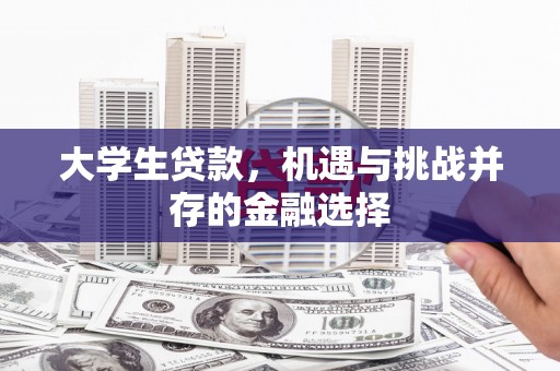 兴县大学生贷款，机遇与挑战并存的金融选择
