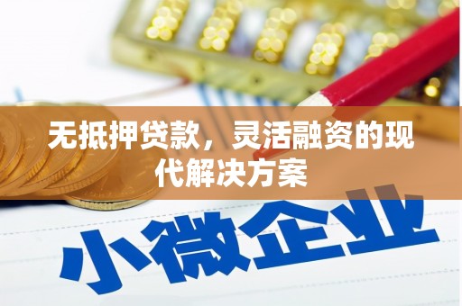 兴县无抵押贷款，灵活融资的现代解决方案