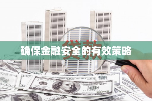 兴县确保金融安全的有效策略