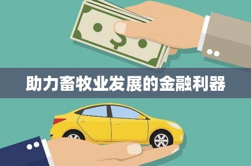 兴县助力畜牧业发展的金融利器