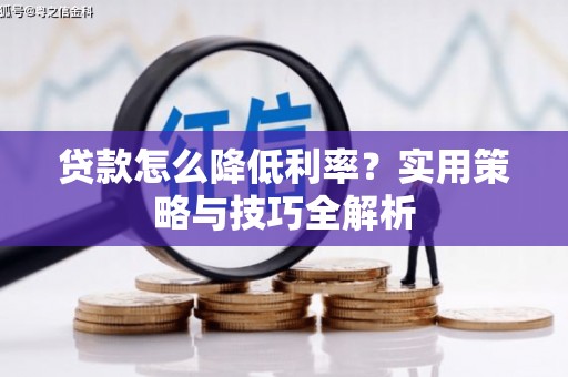 兴县贷款怎么降低利率？实用策略与技巧全解析